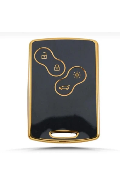 Renault Megane 3 Fluence, Clio 4 Kart Siyah Anahtar Koruma Kılıfı Not Kart Ile Yuvaya Girmez - Resim 2