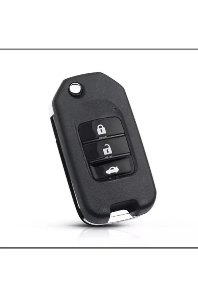 Civic Fc5 Crv Hrv Sustalı Silikon Anahtar Kılıfı 1 Adet Kırmızı Renk - Resim 2