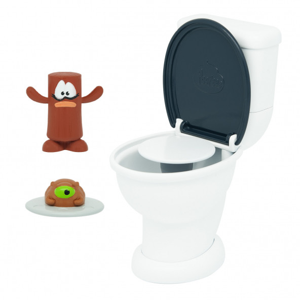Poopeez Fırlatıcı Tuvalet Oyun Seti