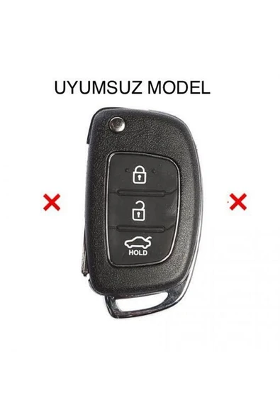 Accent Era I20 I30 Elantra Silikon Anahtar Koruma Kılıfı Kırmızı Renk Lütfen Anahtar Teyiti Yapınız - Resim 4