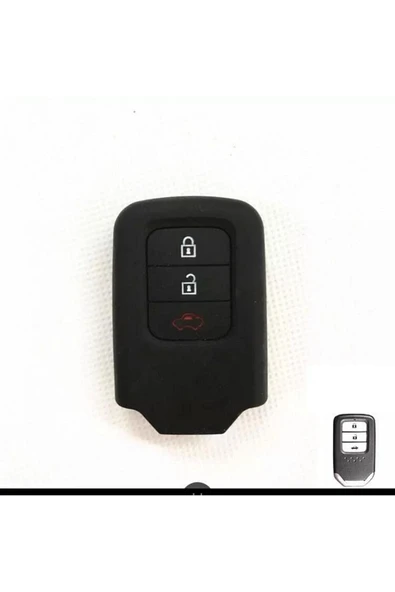 Civic Fc5 Crv Hrv ---sustasız--- Silikon Anahtar Kılıfı Siyah Renk 1 Adet ürün görseli