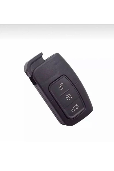 Ford Focus C Max S-max Mondeo Kuga Uyumlu Silikon Anahtar Koruma Kılıfı Sustasız Siyah Renk - Resim 2