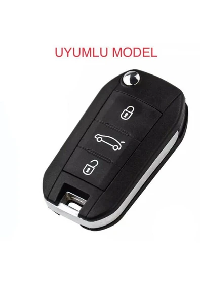 Grandland X Silikon Anahtar Koruma Kılıfı Sustalı Mavi Renk - Resim 2