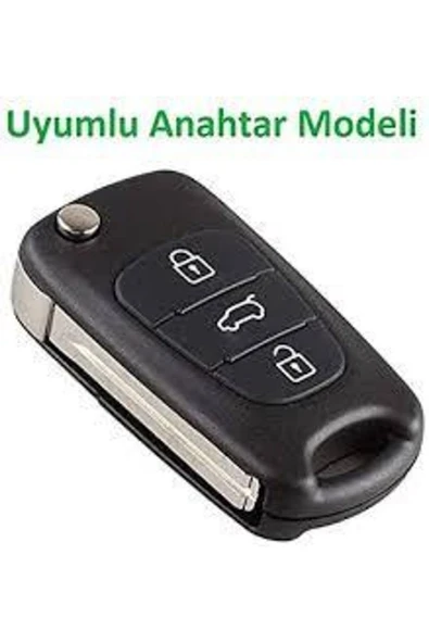 2 Adet Accent Era I20 I30 Elantra Silikon Anahtar Koruma Kılıfı Siyah Ve Mavi Renk - Resim 2