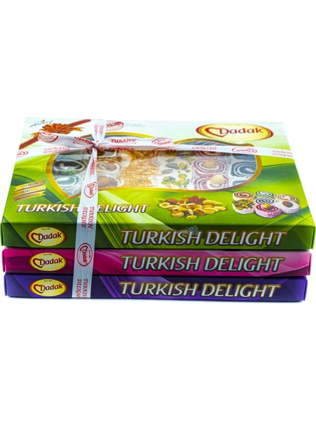 3'lü Bağlama Paket Lokum 3X400 gr - Resim 3