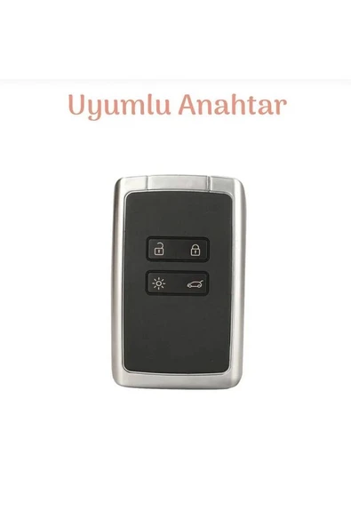 Dacia Duster Sandero Stepway Anahtar Kılıf Pembe 2.Resime Bakınız Logo Yeri Kapalıdır - Resim 2