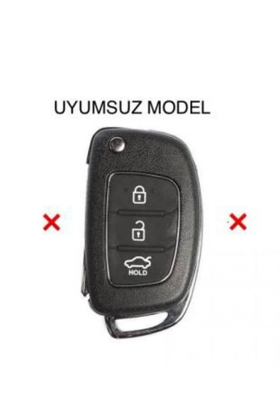 2 Adet Accent Era I20 I30 Elantra Silikon Anahtar Koruma Kılıfı Siyah Ve Mavi Renk - Resim 3