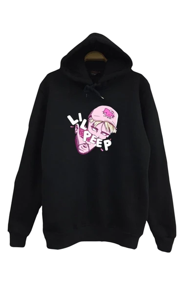 Lıl Peep Baskılı Çocuk Sweatshirt ürün görseli