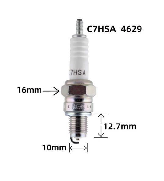 NGK Buji C7hsa - 4629 Cup 100 Buji Yamaha Ybr 125 Buji - Resim 3