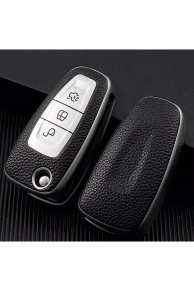 Fiesta Kuga Focus C-max Uyumlu Anahtar Koruma Kılıfı Kabı (SUSTALI) Beyaz (GÜMÜŞ) Rengi ürün görseli