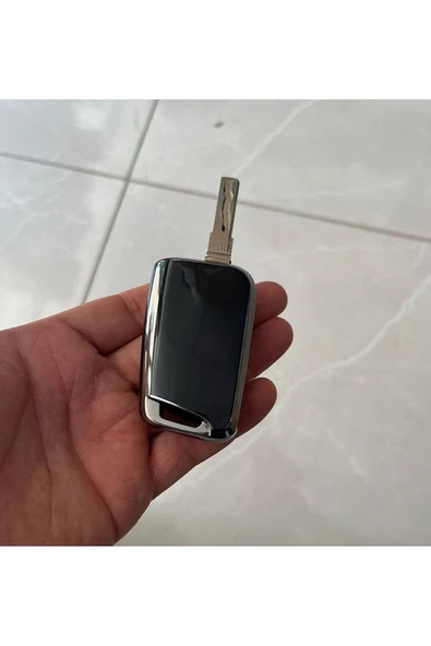 Seat Leon Fr İbiza Fr Arona Ateca Uyumlu Anahtar Koruma Kılıfı Lütfen 2.Resime Bakınız Siyah/Krom - Resim 4