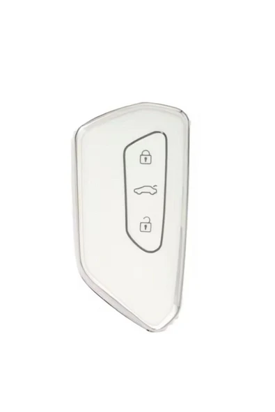 Cupra Leon Cupra Formentor Uyumlu Anahtar Kılıfı 2.resime Bakınız Beyaz/gümüş ürün görseli