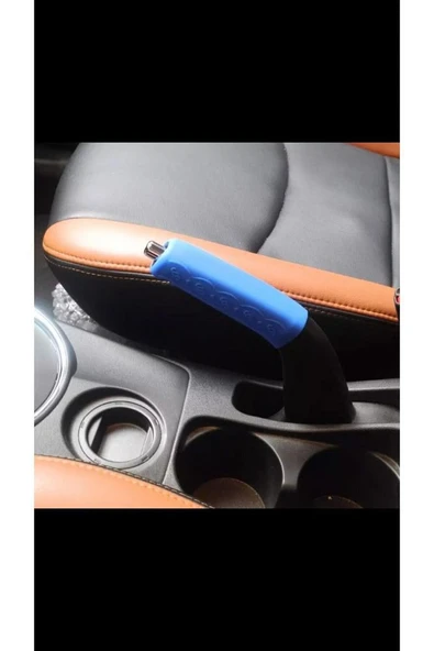 Leon Golf Passat Polo Ibiza 3lü Set Anahtar Dsg Ve El Fren Silikon Koruma Kılıfı Mavi Set - Resim 4