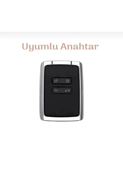 Renault Koleos Megane 4 Etech Clio 5 Austral Kadjar Captur Anahtar Kılıf 2.Resim Bakınız Logo Kapalı - Resim 2