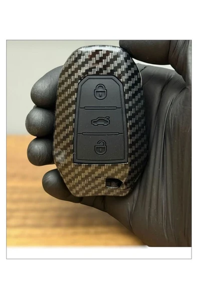 Opel Mokka Crossland X Grandland X Karbon Anahtar Koruma Kılıfı Anahtarsız Çalıtırmaya Uygundur ürün görseli