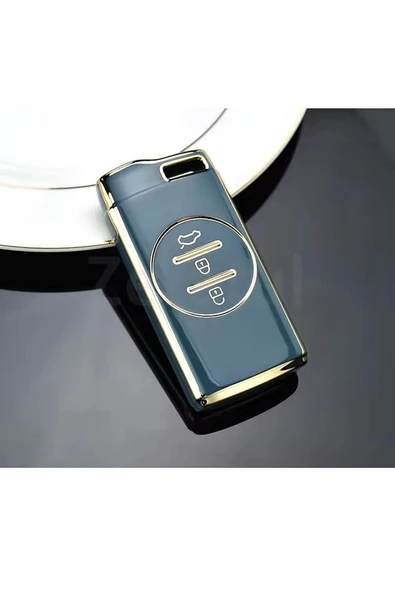 Chery Tiggo 7 Anahatar Koruma Kılıfı Gri/Gold Lütfen 2.Resime Bakıp Anahtar Teyiti Yapınız ürün görseli