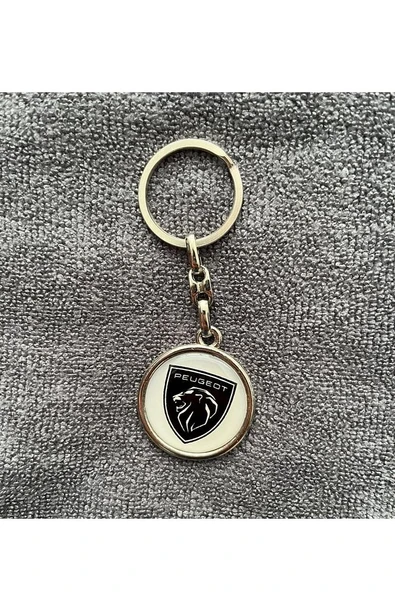 Yeni Peugeot Metal Çift Yönlü Anahtarlık 1 Adet ürün görseli