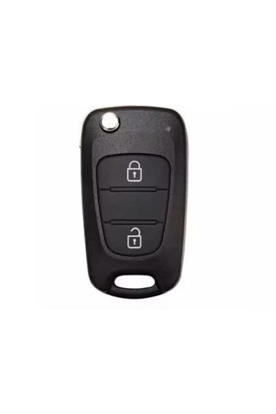 Hyundai I20 I30 Ve Ix35 Uyumlu Silikon Anahtar Kılıfı 2 Tuşlu Mavi Renk - Resim 2