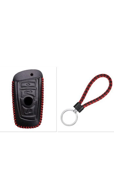 Bmw 1 3 5 7 Serisi X1 X3 X4 X5 F10 F15 F16 F20 F30 F18 F25 M3 M4 E34 Deri Anahtar Kılıfı ve Örgü ürün görseli
