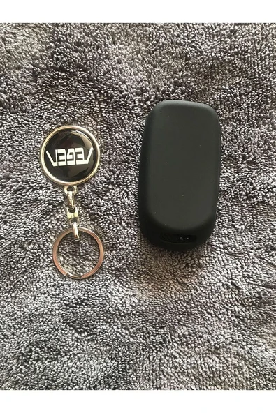 Egea 1 Adet Metal Çift Yönlü Anahtarlık Ve 1 Adet Silikon Anahtar Koruma Kılıfı - Resim 3