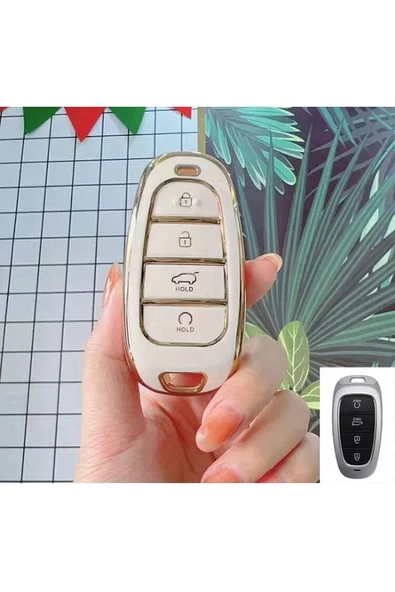 Hyundai 2021+ Yeni Tucson Santa Fe Uyumlu  Anahtar Koruma Kılıfı Lütfen Açıklamayı Okuyunuz ürün görseli