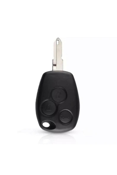 Renault Clio Kangoo Megane Modus Laguna Uyumlu Silikon Anahtar Koruma Kılıfı Kırmızı Renk 3 Tuşlu - Resim 2