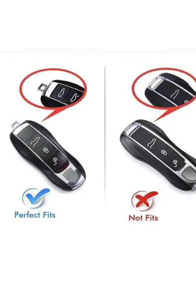 Porsche Cayenne Macan Panamera 718 911 Cayman Boxster Anahtar Kılıfı Lütfen 2.Resime Bakınız - Resim 3