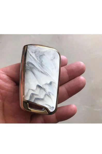 Seat Leon Fr Mk3 Ve Golf 7 Uyumlu Lüks Anahtar Koruma Kılıfı - Resim 2