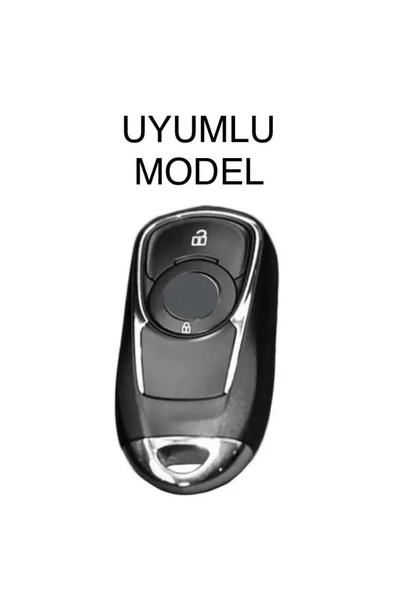 Opel Astra K Ve Insignia Grand Uyumlu Anahtar Koruma Kılıfı Lüx Gri Gold Anahtarsız Çaliştırma - Resim 3