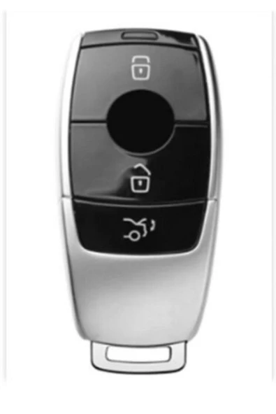 Mercedes C180 C200 W205 W213 E300 Ve B C E Sınıf Silikon Anahtar Kılıfı Siyah - Resim 2