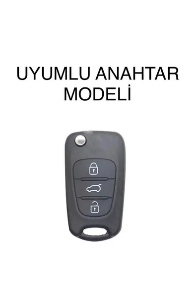 Hyundai Accent Era I20 I30 Elantra Lüx Anahtar Koruma Kılıfı Lütfen Anahtar Teyiti Yapınız - Resim 2