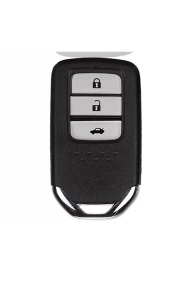 Honda Civic Fc5 Crv Hrv Sustasız Anahtarsız Çaliştırma Modeli Silikon Anahtar Koruma Kılıf Siyah - Resim 2