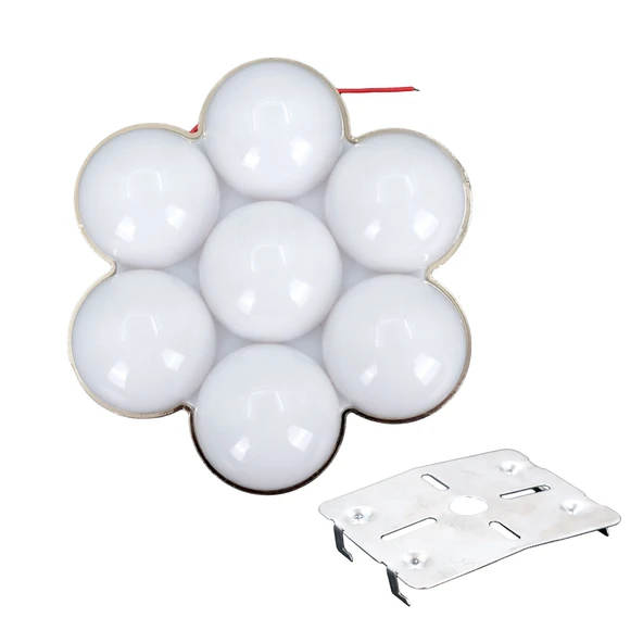 7 Ledli 12V 3W RGB İç Mekan Tavan Aydınlatma Disko Ledi - 2