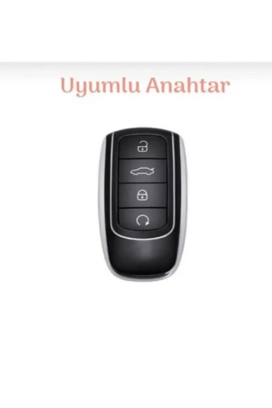 Chery Tiggo 8 Pro Omoda 5 Anahtar Kılıfı Siyah/gold Lüx - Resim 2