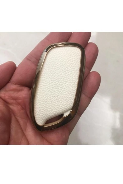 MG HS GT ZS EV ZX MG5 MG6 Roewe RX3 RX5 I5 ERX5 I6 I5 ANAHTAR KILIFI BEYAZ GOLD - Resim 2