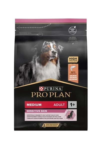Proplan Adult Medium Sensitive Skin Somonlu Yetişkin Köpek Maması 3 Kg