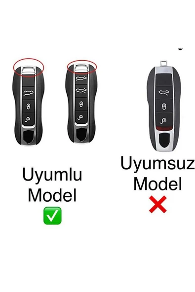 Porsche Panamera Cayenne 971 911 9YA Macan Boxste Anahtar Kılıfı Lütfen 2.Resime Bakınız - Resim 2