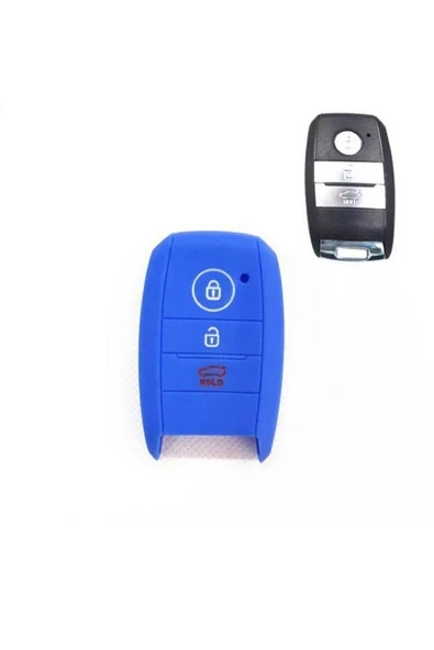 Kia Rio Ceed Soul Sportage Sorento Carens Picanto Silikon Anahtar Koruma Kılıfı Sustasız Model ürün görseli