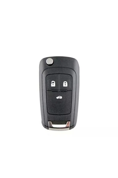 Chevrolet Cruze Aveo Uyumlu Silikon Anahtar Koruma Kılıfı Siyah Renk - Resim 3