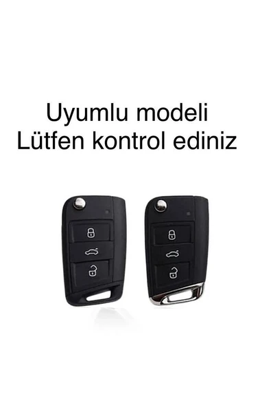 Seat Leon Mk3 Golf 7 Ve 7.5 T-roc Lüks Anahtar Koruma Kılıfı Açıklamayı Okuyunuz Lütfen - Resim 2