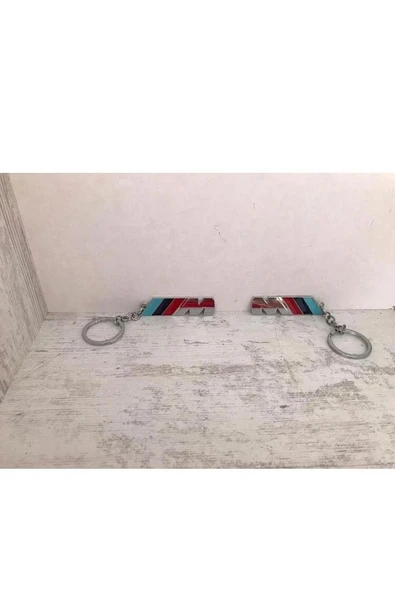 BMW M BMW-M METAL KROM KAPLI ANAHTARLIK ÇİFT YÖNLÜDÜR 1 ADET - Resim 3
