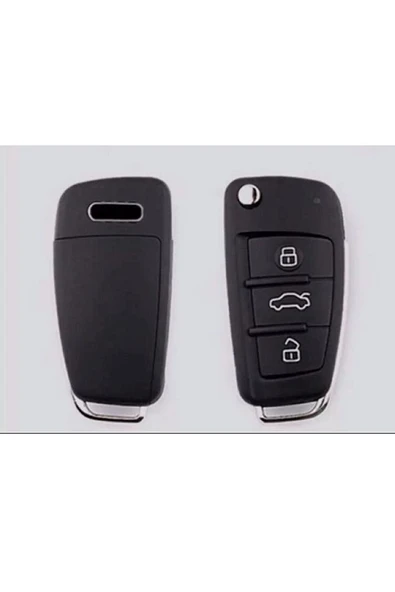 Audi A1 A3 A4 A5a 6a A7 Q3 Q5 Q7 Uyumlu Lüx Anahtar Koruma Kılıfı - Resim 2