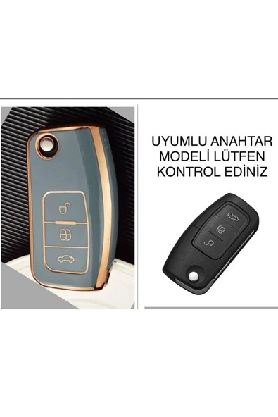 Ford Focus Fiesta Mondeo B Max C Max Kuga Tourneo Anahtar Koruma Kılıf Lütfen Anahtar Teyiti Yapınız ürün görseli