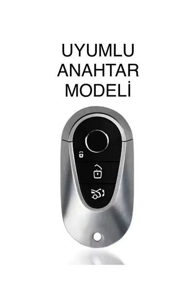 Mercedes Benz C S Sınıf W206 W223 S350 C260 C300 S400 S450 S500 Lüks Anahtar Kılıfı 2.resime Bakınız - Resim 2