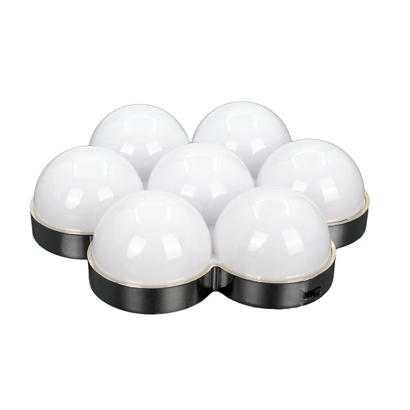 7 Ledli 12V 3W RGB İç Mekan Tavan Aydınlatma Disko Ledi