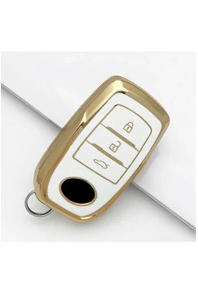 Corolla Cross Hilüx Yaris Cross Anahtar Koruma Kılıfı 3 Tuş Uyumlu Logo Yeri Önde Olan Modelle - Resim 2