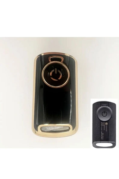 Yamaha Yeni Kasa 2021-22-23 Model Xmax 250 400 Tech Max Tricity Anahtar Kılıfı Siyah-Gold ürün görseli