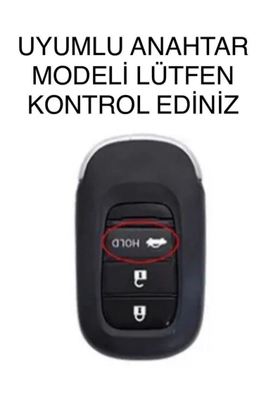 Yeni Honda Civic Fe1 Sustasız Anahtar Koruma Kılıfı Lütfen Anahtar Teyit Yapınız - Resim 2