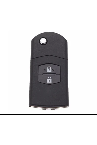 Mazda 2 3 5 6 Uyumlu 2 Tuşlu Silikon Anahtar Koruma Kılıfı Mavi Renk - Resim 2