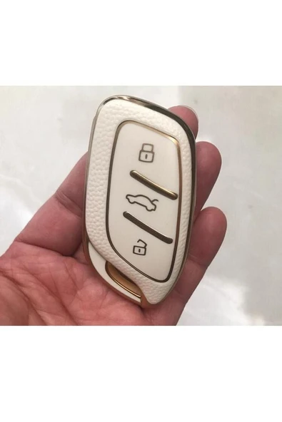 MG HS GT ZS EV ZX MG5 MG6 Roewe RX3 RX5 I5 ERX5 I6 I5 ANAHTAR KILIFI BEYAZ GOLD ürün görseli
